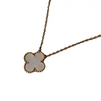 Van Cleef & Arpels【ヴァンクリーフ＆アーペル】アルハンブラ ネックレス 750刻印 ゴールドカラー